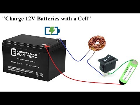 How to Charge 12V Batteries with a 3V Cell || Amazing Idea DiY Video