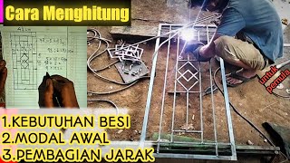 Download lagu How to calculate the need for iron in making minimalist window trellises || Dividing the correct ... mp3
