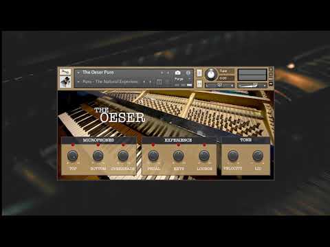 The Oeser Kontakt piano library for the free Kontakt Player, NKS Ready!
