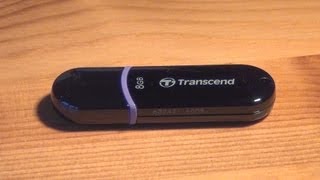 Video thumbnail for Transcend 8GB USB Stick | Unboxing and Review | HD by BTScompanies