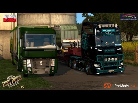 ETS2 1.35 I My Trucking Diary - Episode #197 I Poznan to Bobolice I Promods 2.41, RoEx 2.2