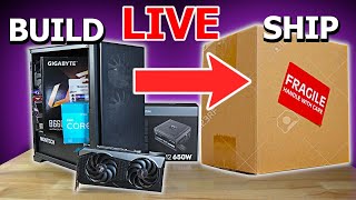 🟣 Building a $700 PC and Getting it Prepped for Shipping!! - Live Build and Hangout