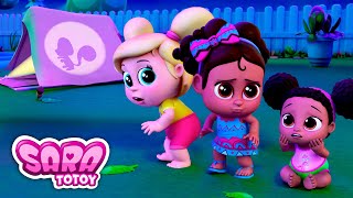 Desenho Educativo Infantil - Historinha da Sara!! Aventura no Acampamento!