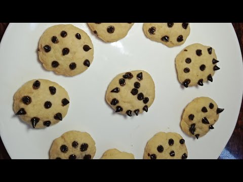choco chips cookies| home made cookies without oven | # cook with shabina