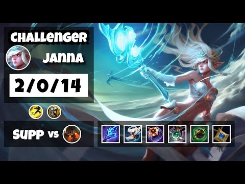 Janna vs Nautilus OCE Challenger SUPPORT (2/0/14) - v11.16