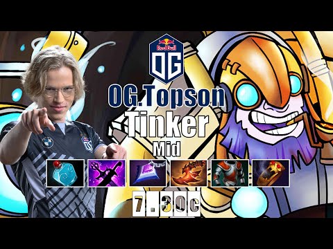 Tinker Mid | OG.Topson | TOPSON TINKER OG TI10 STRAT | 7.30c Gameplay Highlights