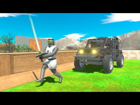 Escape from Jeep - Animal Revolt Battle Simulator