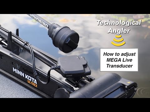 How to adjust Humminbird MEGA Live Imaging transducer