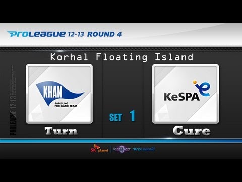 [0428] Turn(SAMSUNG) vs Cure(8th) TvT 1SET  Korhal Floating Island -Stracraft 2,esportstv,SPL