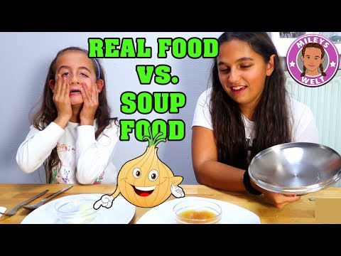 REAL FOOD vs. SUPPEN FOOD CHALLENGE | Girls Edition | Mileys Welt