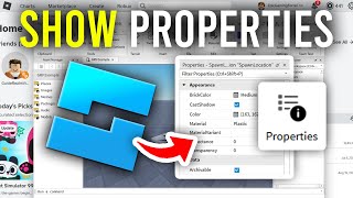 How To Open Properties In Roblox Studio - Full Guide