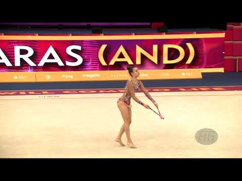 VARAS Carla (AND) - 2019 Rhythmic Worlds, Baku (AZE) - Qualifications Clubs