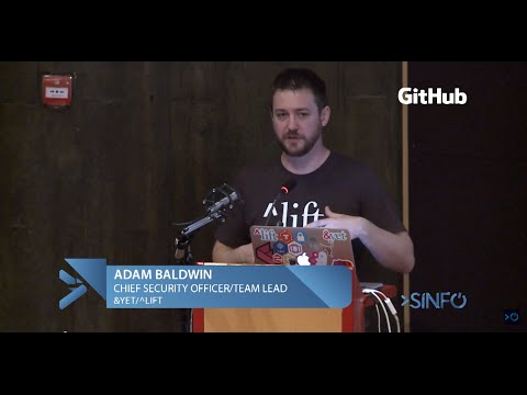 SINFO Conf 2015 – Adam Baldwin (^Lift Security)