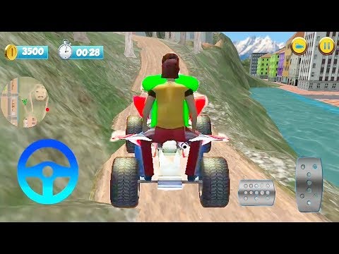 ATV Mountain Bike Taxi Racing Game | Kids Games | Android Gameplay