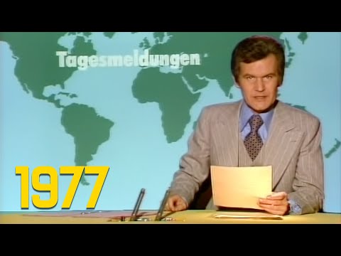 ARD Tagesschau 20:00 Uhr mit Wilhelm Wieben (04.10.1977)