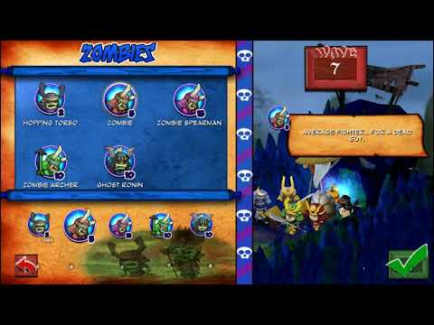 SAMURAI vs ZOMBIES DEFENSE - Zombies Rising: Wave 1-10