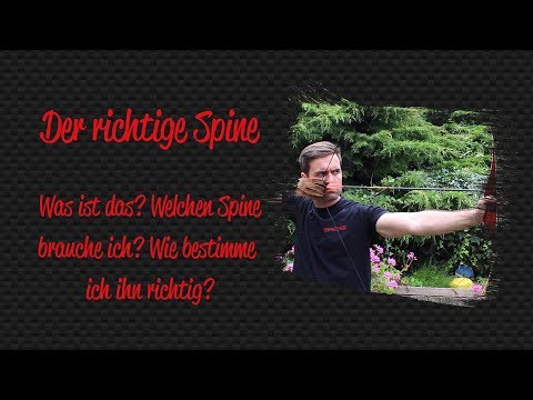 Spinewert -  Die Abstimmung von Pfeil und Bogen
