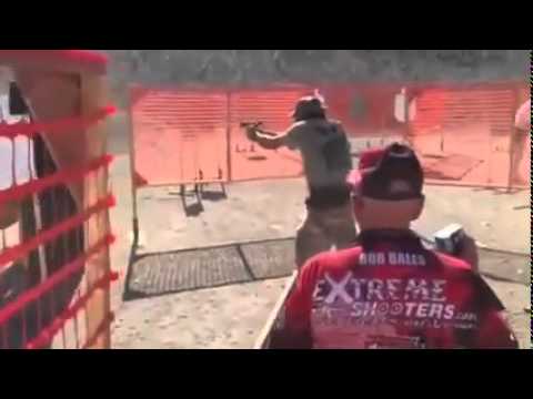 Koszmar na strzelnicy - koleś ledwo uszedł z życiem (shooter nightmare)