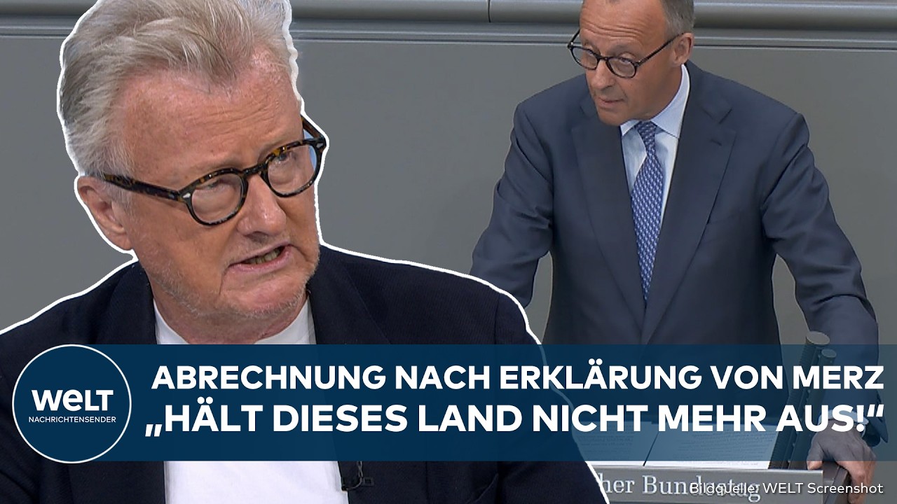 BUNDESTAG:„Die große Krise!" Beben nach Regierungserklärung von Merz! Jörges zerlegt Kanzler