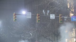 Some traffic lights out in downtown Cleveland