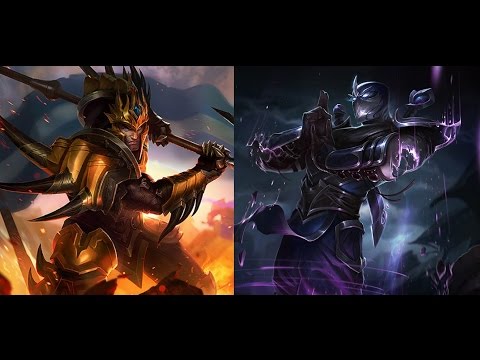 Shen vs Jarvan IV patch 7.2 Lost Game (no comentary)