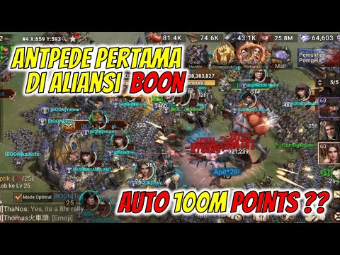 ANTPEDE Pertama di Region 4 Bareng [BOON] I Auto 100 M Points ?? Doomsday : Last Survivors
