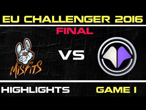 MIL vs MSF Game 1 Highlights EUCS Summer Grand final 2016   Millenium vs Mistfits   MSF vs MIL