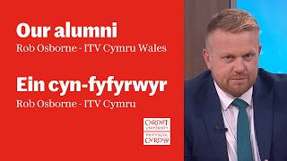 Rob studied our Broadcast Journalism master's programme and now works as a broadcaster and journalist for ITV Cymru Wales. Tune in as he gives a taste of what a typical day looks like for him.