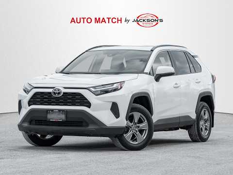 2025 Toyota RAV4 XLE AWD in White for sale at Jackson's Toyota in Barrie, ON