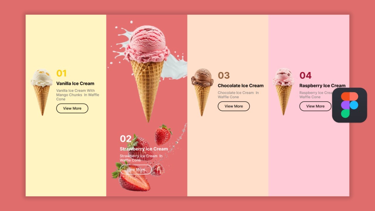 Ice Cream Animation Design in Figma | Modern UI Animation Tutorial