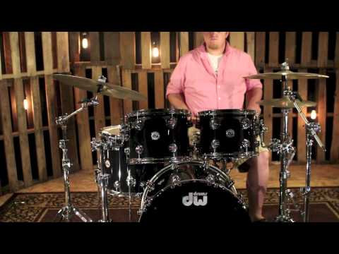 DW Drums Collector's Solid Black Lacquer With Chrome Hardware