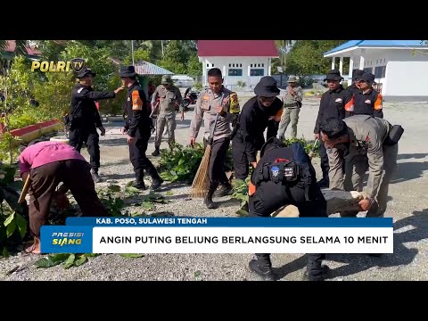 SATGAS MADAGO RAYA BANTU WARGA TERDAMPAK PUTING BELIUNG DI POSO