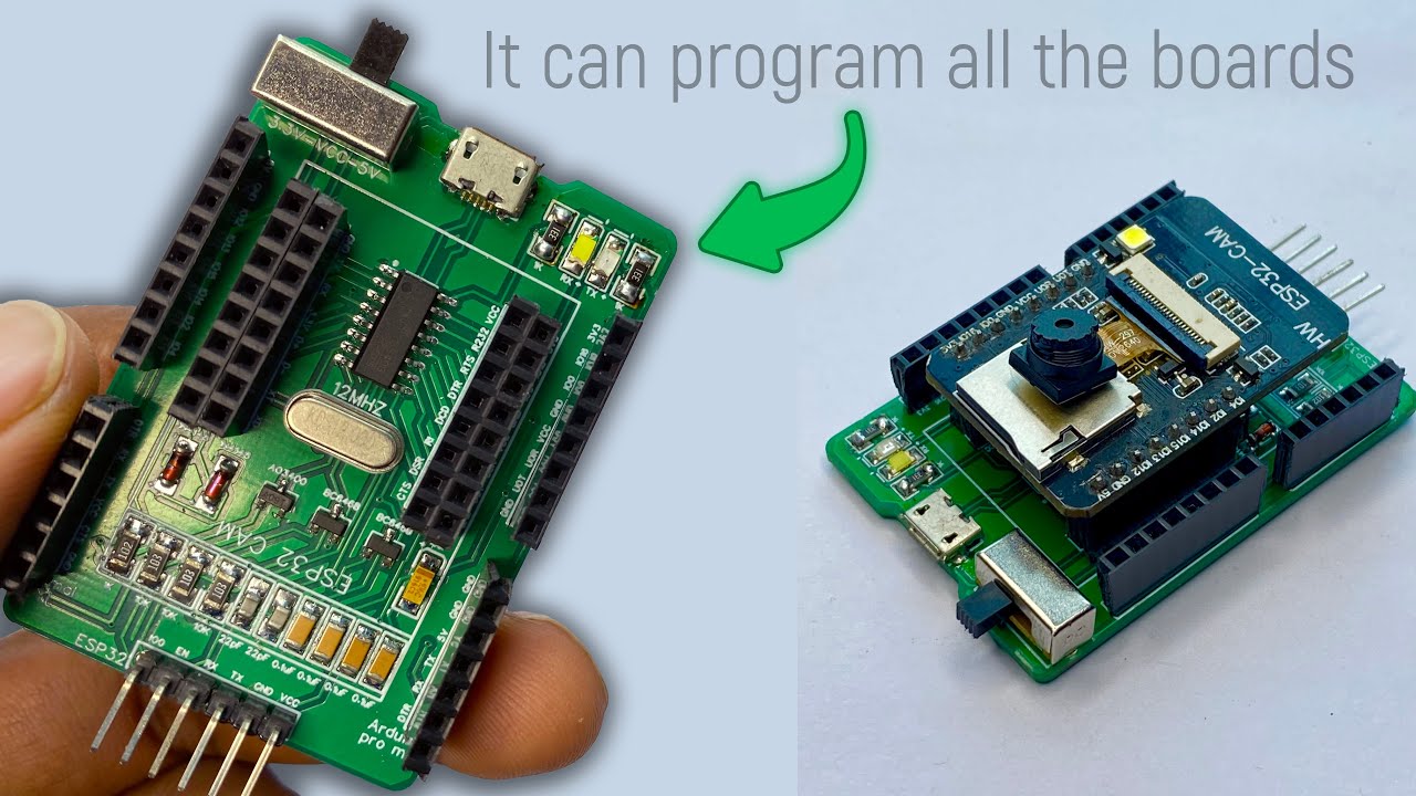 ESP32Cam Programmer | ESP32 Chip Programmer | Arduino Pro mini Programmer | Universal TTL Programmer