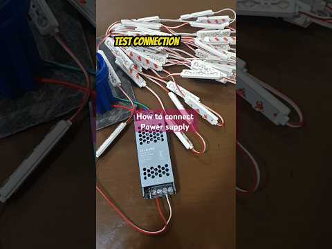 how to connect led power supply l led power supply 12V 120W 10A #powersupply #electrician #shorts