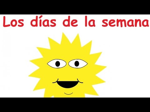 "Days of the Week" in Spanish (sing-along song)