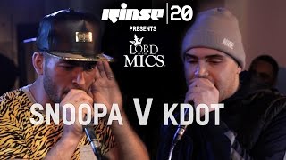 Snoopa vs. KDot: Rinse x Lord of the Mics