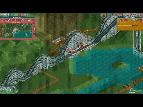RollerCoaster Tycoon 2 - Gravity Gardens 01