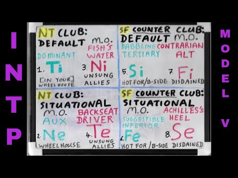 INTP (≊ SOCIONICS L.I.I.) SHADOW Functions Whiteboard #TiNeINTP #ModelVaserlan #JungianSubfunctions