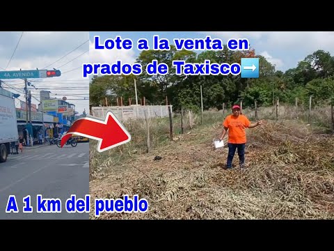 Bonito terreno a la venta para vivienda con agua potable luz y drenaje😱Taxisco Santa Rosa😱