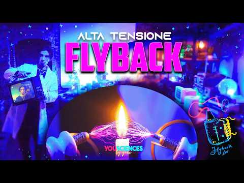 HIGH VOLTAGE FLYBACK Experiments: Ionized Flames, Circular Plasma, and 40,000V Sparks