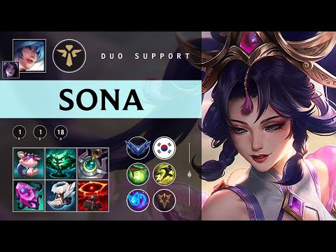 Sona Support vs Seraphine - KR Diamond Patch 25.24