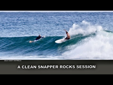 Surfing A Nice Clean Snapper Rocks Session!