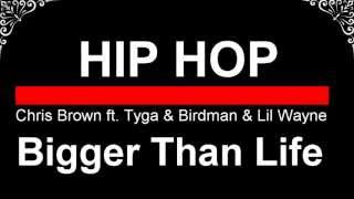 BIGGER THAN LIFE - Chris Brown ft  Tyga &amp; Birdman &amp; Lil Wayne (NEW HIP HOP JULY 2013)