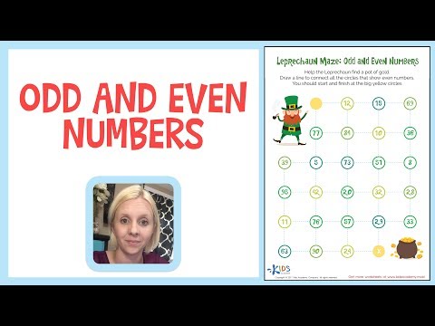 Odd and Even Numbers - Learn Numbers for 1st and 2nd Grade  - Kids Academy
