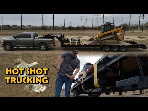 My first HOT SHOT LOAD, hauling a skid steer with attachments. This is what I think about hot shots.
