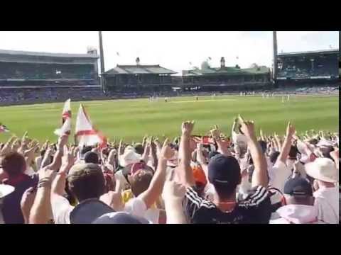 Barmy Army - Mitchell Johnson Golden Duck Sydney SCG Ashes 2010