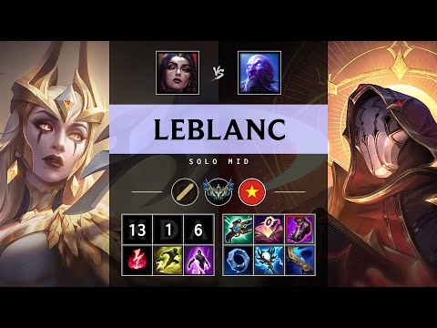 LeBlanc Mid vs Ryze - VN Challenger Patch 25.10