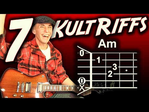 7 brilliant riffs using the Am chord for acoustic and electric guitar! Learn to play guitar 5.1