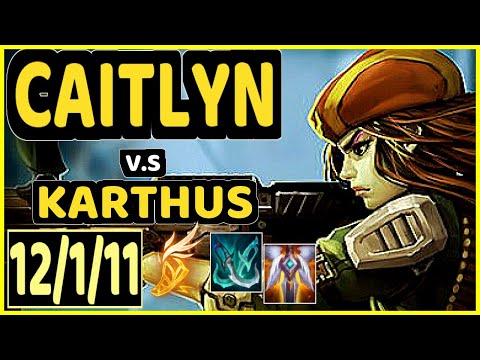 SEDRION (CAITLYN) vs KARTHUS - 12/1/11 KDA BOTTOM ADC GAMEPLAY - EUW Ranked GRANDMASTER