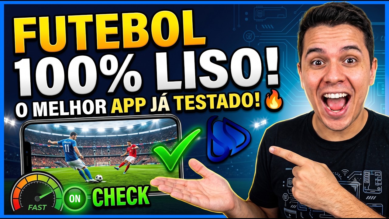 ⚽ MELHOR APLICATIVO PARA ASSISTIR FUTEBOL AO VIVO SEM TRAVAMENTO